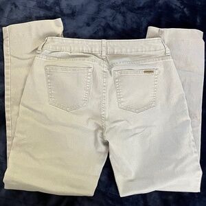 Jennifer Lopez Metallic Straight Leg Pants. Size 4P